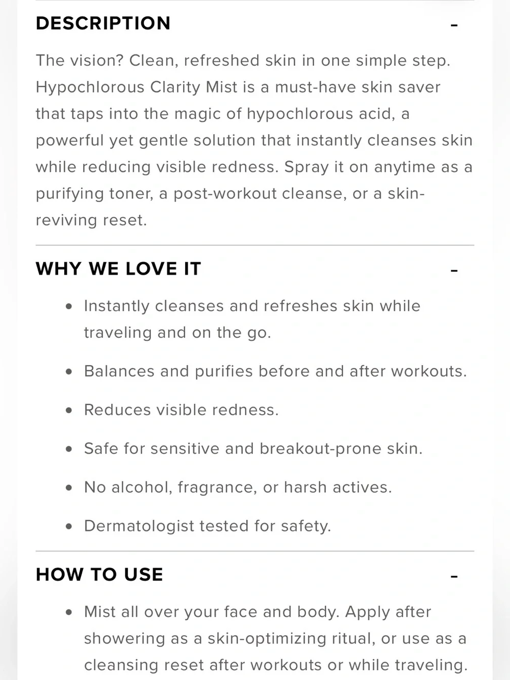 2 NIB Alo Yoga Wellness System Hypochlorous Clarity Mists